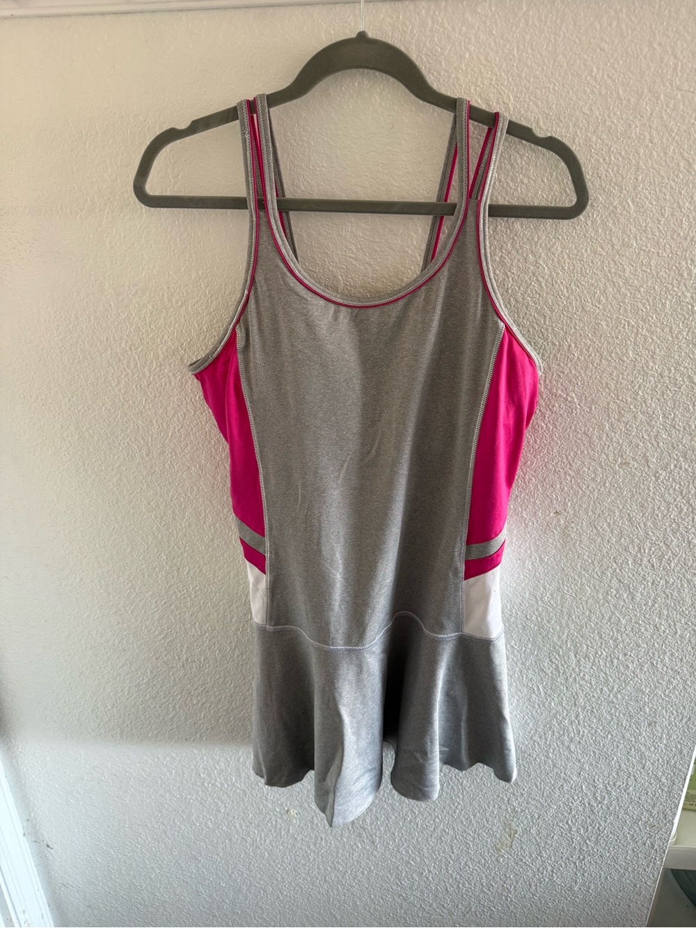 Tail Gray and Pink Athletic Dress